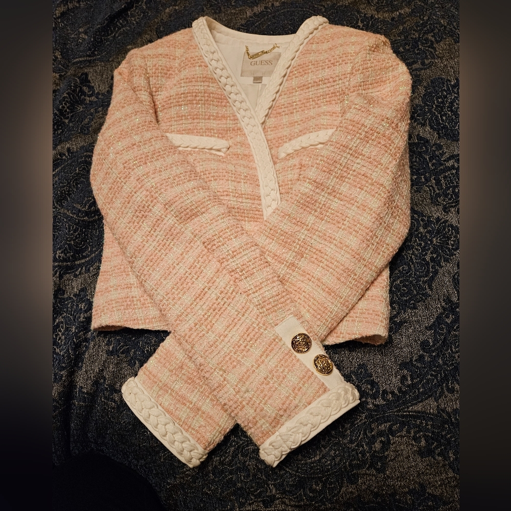 Guess Eco Tosca Tweed Jacket (M)